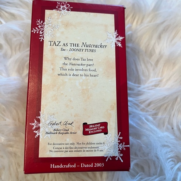 2003 TAZ AS THE NUTCRACKER Looney Tunes-Warner Bros. Hallmark Ornament - Picture 5 of 5